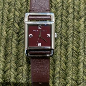 Marc by Marc Jacobs leather water resistant watch